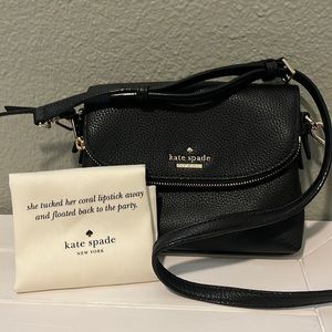 New Kate Spade black crossbody with bag